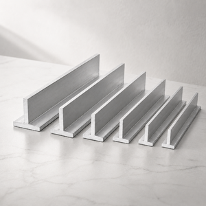 โปรไฟล์อะลูมิเนียมรูปตัว T สำหรับโครงสร้างเสริมแรงและงานตกแต่ง - Product Image 4