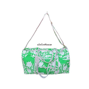 Bolsos de Mano Grandes y Coloridos Hechos a Mano, 100% Algodón Puro, Estilo Vintage, para Viajes, Playa y Verano, para Mujeres - Product Image 2