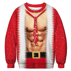 เสื้อสเวตเตอร์คอวีแขนยาวลายเอลฟ์ 3 มิติ สุดเซ็กซี่สำหรับผู้หญิง เหมาะสำหรับงานปาร์ตี้คริสต์มาส - Product Image 4
