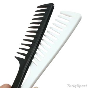 Peine Profesional de Alta Calidad, Clásico y Duradero, con Dientes Anchos y Planos, Mango Grueso, para Cabello Rizado y con Volumen - Product Image 4