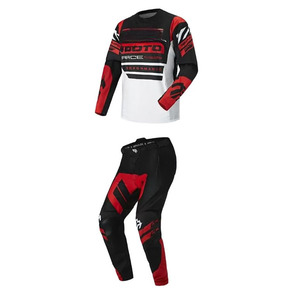 Trajes de Motocross Transpirables Personalizados, Ropa de Carreras de Motos con Impresión por Sublimación, Conjunto de Chaqueta y Pantalones de Carreras con Ajuste Cómodo - Product Image 2