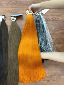 Nuevas Extensiones de Cabello de Color al por Mayor, Paquetes de Cabello Remy Ruso, Oferta Especial, Cabello Humano de Alta Calidad de Fábrica Vietnamita - Product Image 4
