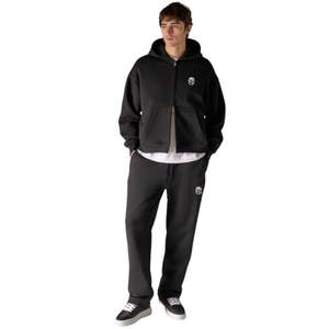 Ensemble décontracté pour homme : sweat à capuche zippé épais et pantalon de jogging en coton doux, style streetwear, noir, ensemble de vêtements de sport tendance - Product Image 6
