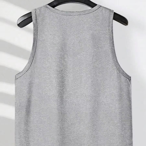 Nouveautés Offres Spéciales Débardeur de Sport Unisexe en Coton Respirant Tricoté 100% Personnalisable avec Logo Couleur OEM pour Hommes Grandes Tailles - Product Image 1