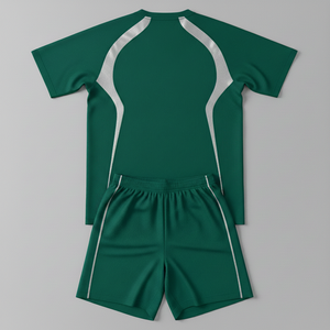 ชุดฟุตบอลยูนิเซ็กซ์พร้อมกางเกงขาสั้น ยี่ห้อ Gym Master ชุดสองชิ้น ชุดฝึกซ้อมฟุตบอล แห้งเร็ว ชุดกีฬา รับผลิตตามแบบ OEM - Product Image 3