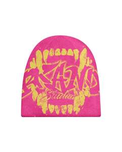 Custom Brand Beanie Black Acrylic Street Style Letter Print Unisex <b>Winter</b> Hat 56-58CM Women <b>Men</b> Lightweight Sparkly Slouchy <b>Cap</b> - Product Image 2