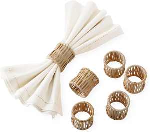 Napkin <b>Ring</b> Holder Creative Natural Sale Rattan Napkin <b>Ring</b> Wholesale Luxury Design in <b>cheap</b> prices - Product Image 1