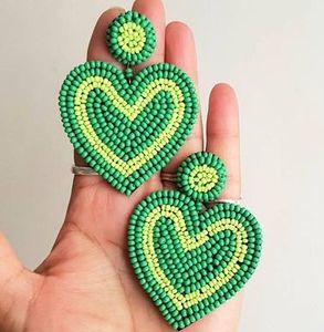 Pendientes de cuentas estilo bohemio con lentejuelas, diseño artesanal, personalizados, con múltiples cuentas, para mujer, joyería festiva para fiestas, al mejor precio. - Product Image 2