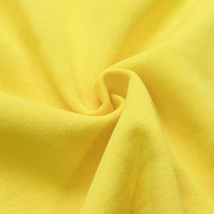 Tissu en molleton de coton uni jaune, pour sweat-shirts à capuche pour hommes, vêtements décontractés d'automne, coupe régulière, sweat-shirt à capuche tricoté - Product Image 5