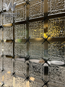 Panneaux <span class=keywords><strong>de</strong></span> séparation incurvés en acier inoxydable <span class=keywords><strong>de</strong></span> luxe personnalisés pour la séparation des halls d'hôtel, des bureaux et des couloirs avec décoration - Product Image 2