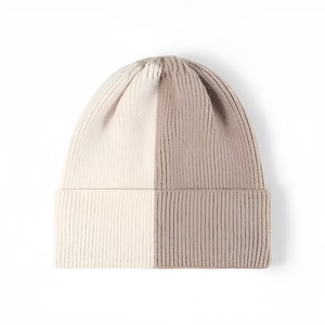 Gorros de punto cálidos para hombres y mujeres, gorros de lana suave, sombreros de invierno elegantes y acogedores, gorros cómodos y a la moda para el frío exterior - Product Image 4