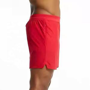 Shorts décontractés pour hommes, shorts de course rouges, shorts de fitness, shorts d'entraînement, shorts de sport pour hommes à séchage rapide avec poches - Product Image 3