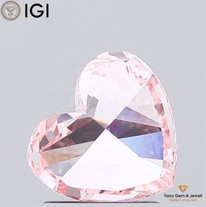 เพชร CVD ผลิตในห้องปฏิบัติการ น้ำหนัก 1.50 กะรัต รูปทรงหัวใจ ได้รับการรับรองจาก IGI สีชมพูสดใสพิเศษ ความสะอาดระดับ VVS2 เหมาะสำหรับจี้แบบโซลิแทร์สุดหรู - Product Image 6