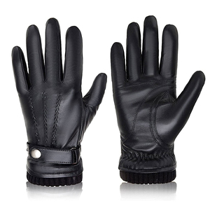 Gants en cuir de qualité supérieure fabriqués en usine, pour hommes et femmes, avec étiquette privée personnalisée. - Product Image 1