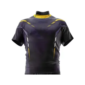 Conjuntos de Uniformes de Rugby Personalizables, Ligeros y Transpirables, Más Vendidos, Tela 100% Poliéster, Alta Calidad - Product Image 3