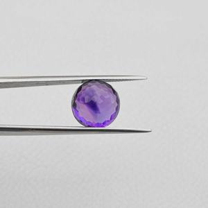 6mm-10mm amatista natural facetada fantasía redonda talla piedra preciosa calibrada amatista Africana piedra preciosa suelta fabricante al por mayor - Product Image 5