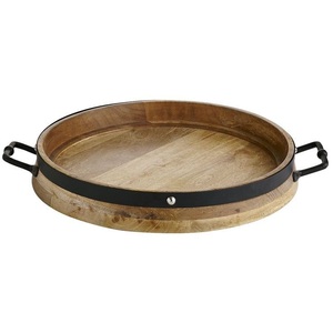 Elegante bandeja de madera diseñada para servir té, café y desayuno, que combina funcionalidad confiable con un diseño atemporal. - Product Image 3