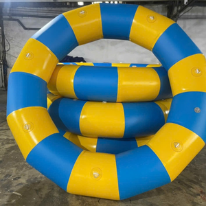 <b>Inflatable</b> Water Obstacle Ring PVC Floating Loop Beach Water <b>Game</b> for Team Activities - Product Image 3