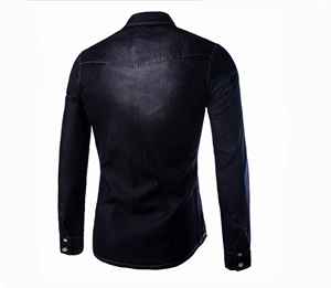 Chaqueta Bomber de Mezclilla de Poliéster y Algodón de Alta Calidad para Hombre, Manga Larga, Casual, Ecológica, 240 GSM, Talla Adulto, Lavado Vintage - Product Image 6