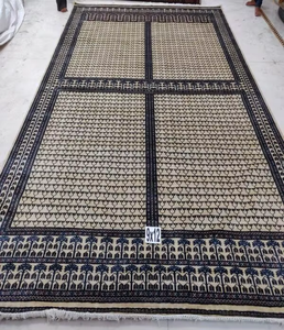 Elegant Wool Jacquard Loomed Area Rug Handmade Hand Knotted Hand Tufted Medium <b>Thickness</b> Non-Slip Eco-friendly Modern Solid - Product Image 2