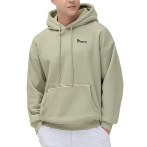 เสื้อฮู้ดดี้ผู้ชายผ้าฝ้ายฟลีซเนื้อหนา 100% คุณภาพดี ราคาโรงงาน แห้งเร็ว ระบายอากาศได้ดี เป็นมิตรกับสิ่งแวดล้อม เหมาะสำหรับฤดูใบไม้ผลิ - Product Image 2