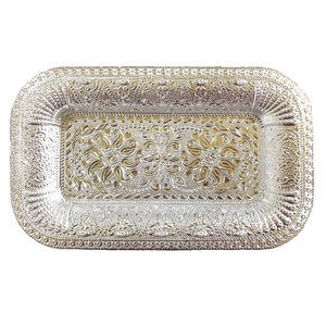 <b>Table</b> Decorative Gold Serving Tray With Laser Cutting Designer Home Hotel Decoration Candy Serving Tray in <b>Low</b> Price - Product Image 5
