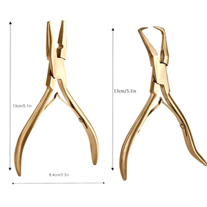 Professional Hair <b>Extension</b> Plier Kit for Micro Ring <b>Bead</b> Application and Removal Tool Set for Salon and Personal Use - Product Image 1