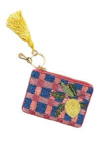 Latest Stylish Seed Beaded Hand Embroidery New Fashionable Cheers Colorful Beaded Pouch Celebrate Special Day <b>Needlework</b> - Product Image 5