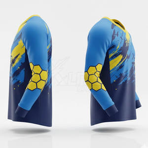 Jersey de Portero de Manga Larga de Talla Grande, Calidad Profesional, Uniforme de Fútbol 100% Poliéster para Partidos y Entrenamientos - Product Image 5