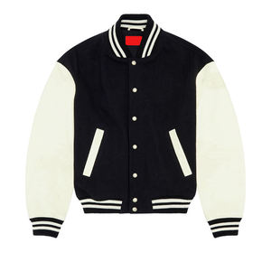 Baseball Loose Casual Varsity Sport Jersey <b>Jacket</b> Green Blue Plus Size Unisex Stand Collar Cartoon Pattern Front Eco-Friendly - Product Image 3