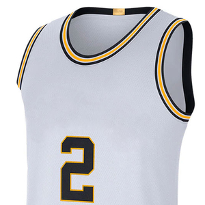 Maillot de basketball de haute qualité à séchage rapide, taille XS, respirant, vêtement de sport en tissu doux, vente en ligne à bas prix, service OEM, imprimé - Product Image 4