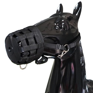 Best Selling Premium <b>Horse</b> Anti <b>Grazing</b> <b>Muzzle</b> High Quality Black Color Equestrian Equipment Made of Durable Nylon - Product Image 3