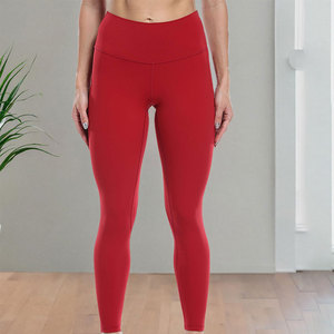 2026 New Arrival Yoga Legging For Women's High Elasticity Stretchable Waist Anti Bacterial Tummy Control <b>Knitted</b> Fabric <b>Tights</b> - Product Image 3