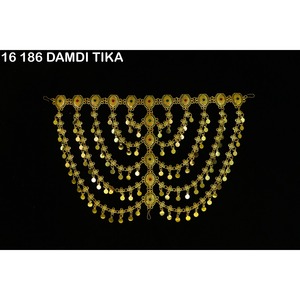 Cadena para el cabello con borlas chapadas en oro para mujer, Arabia Saudita, Dubái, joyería especial para boda y novia, accesorios para el cabello para mujeres y niñas - Product Image 6