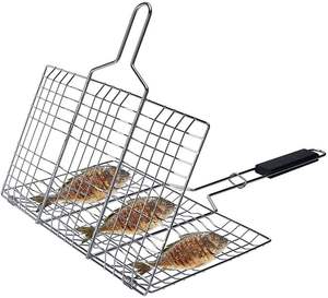 Cesta de Acero Inoxidable para Asar a la Parrilla, con Malla Resistente, que Permite el Sabor Ahumado y Evita que los Alimentos se Pegan - Product Image 2