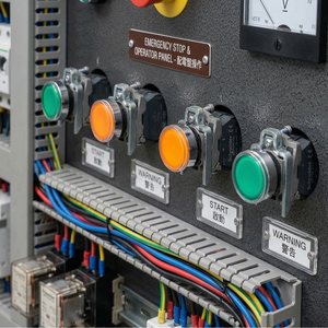 Interrupteur à bouton métallique Schneider XB4 100% original, 22mm, bouton poussoir LED éclairé, 1NO + 1NC, 220-240V, IP67, 10A, neuf dans la boîte - Product Image 4