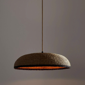 Decorative Seagrass <b>Ceiling</b> Lamp Elegant Hanging <b>Light</b> Fixture For Living Room Bedroom Handmade Natural Home Decor - Product Image 4