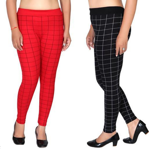 High-Performance Winter Casual Women's Yoga Leggings <b>Knee</b>-Length with Stylish Crossover Waist Elastic - Product Image 4