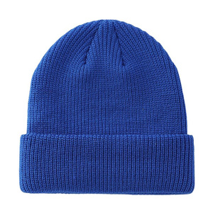 Factory Custom Trendy Low MOQ 100% Acrylic <b>Beanie</b> Hat Knit SkiCap Fisherman <b>Beanie</b> for Men <b>Women</b> - Product Image 5