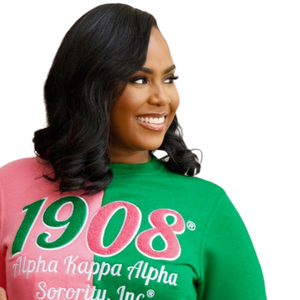 Sweat-shirt décontracté d'hiver en polaire demi-épaisseur pour femme, respirant et écologique, avec broderie de lettres grecques, col rond de qualité supérieure - Product Image 4