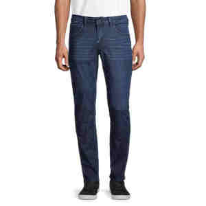 Pantalons en jean pour hommes, vêtements de sport, 100% coton, pantalons en jean tendance pour hommes, coupe slim - Product Image 1