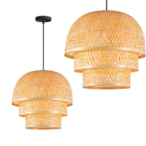 Vietnamese Manufacturer Bamboo Lampshade Decor Pendant <b>Light</b> High Quality Wicker Rattan Lamp Shade <b>Covers</b> Shipping Worldwide - Product Image 4
