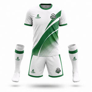 Conjunto de Uniforme de Fútbol Sublimado Personalizado, Camiseta Deportiva para Hombre, Pantalones Cortos Transpirables de Secado Rápido, Kit de Entrenamiento de Equipo Personalizado - Product Image 5