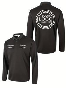 Customize Digital Printed Front Jersey Men's Long Sleeve Work Competition Leisure Themed Shirts Personalize Names Text Plus Size - Product Image 2