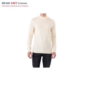 Oversize Manga Larga Minimalista Otoño Pullover Arena Beige - Product Image 6