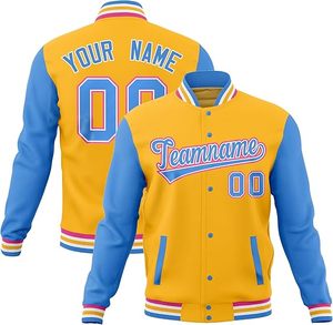 Chaquetas Varsity Totalmente Personalizables con Logotipos de Equipos, Nombres/Números de Jugadores, 100% Algodón, Disponibles en Invierno, Variedad de Estilos y Tallas - Product Image 3
