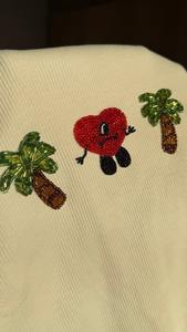 Tops élégants à perles avec design sans manches et broderie de perles fantaisie personnalisée, blouses pour soirée - Product Image 6