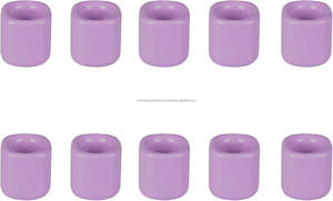 Candelabros de hechizo ritual de carillón de Color lavanda de Metal de 1/2 pulgadas de diámetro para decoración del hogar y ocasiones navideñas - Product Image 2