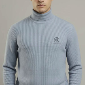 Casual Outdoor Layering Top Soft Stretch Fabric Full Sleeve High <b>Neck</b> Design <b>Men</b> <b>Turtle</b> <b>Neck</b> Shirt - Product Image 5