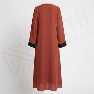 Servicio OEM, Vestido Abaya Islámico de Secado Rápido y Transpirable, Cómodo, de la Mejor Calidad, Venta al por Mayor de Moda Modesta para Mujer - Product Image 2